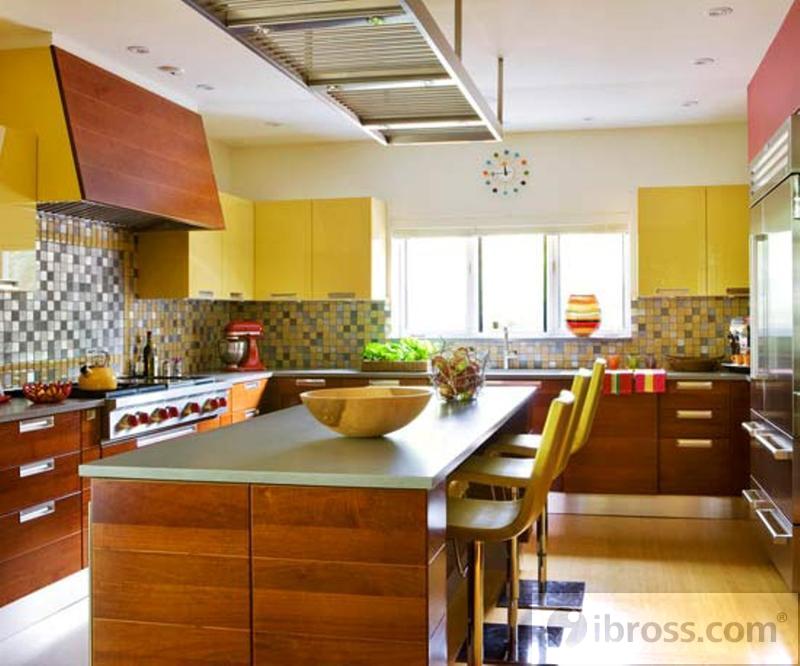 chic-yellow-kitchen